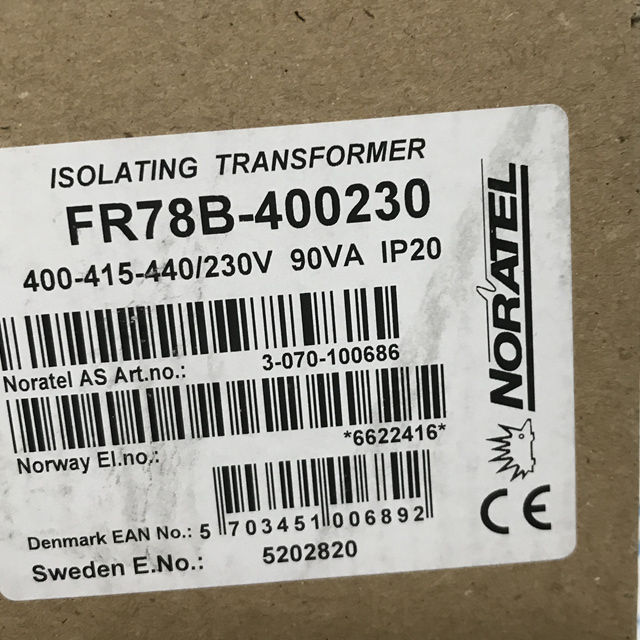 Noratel current transformer FR78B-400230