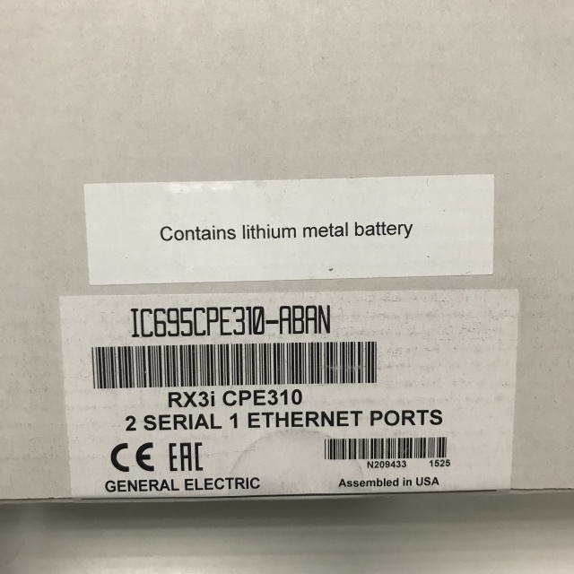 GE CPU module IC695CPE310