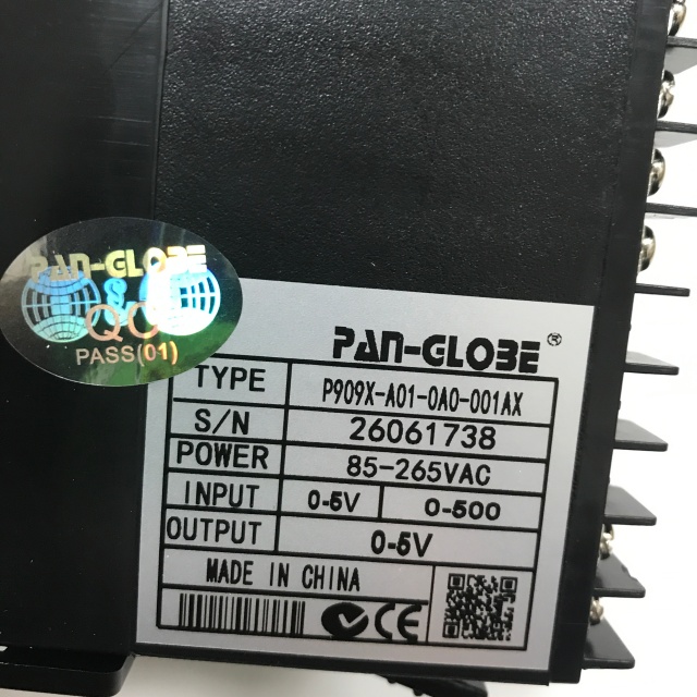 PAN-GLOBE P909X-A01-0A0-001AX thermostat