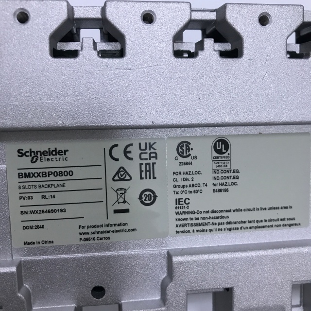 Schneider PLC module BMXXBP0800