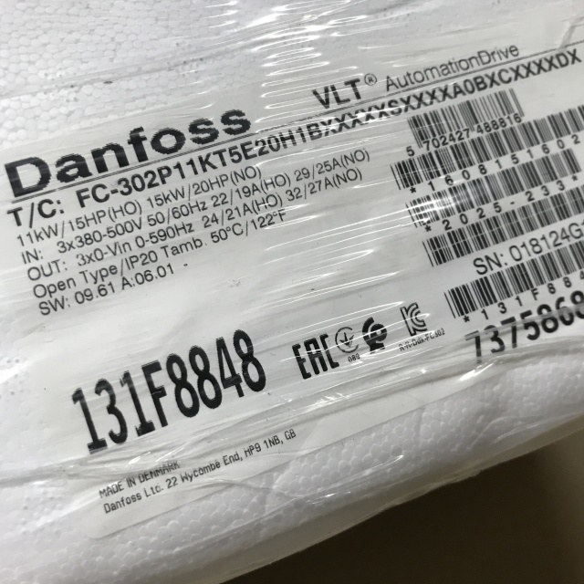 Danfoss inverter FC-302P11KT5E20H1BXXXXXSXXXXA0BXCXXXXDX 131F8848