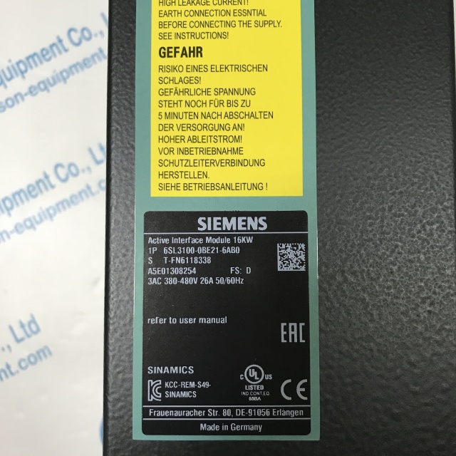 SIEMENS Adjustable interface module 6SL3100-0BE21-6AB0