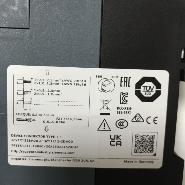 SIEMENS relay 3SK1211-1BB40
