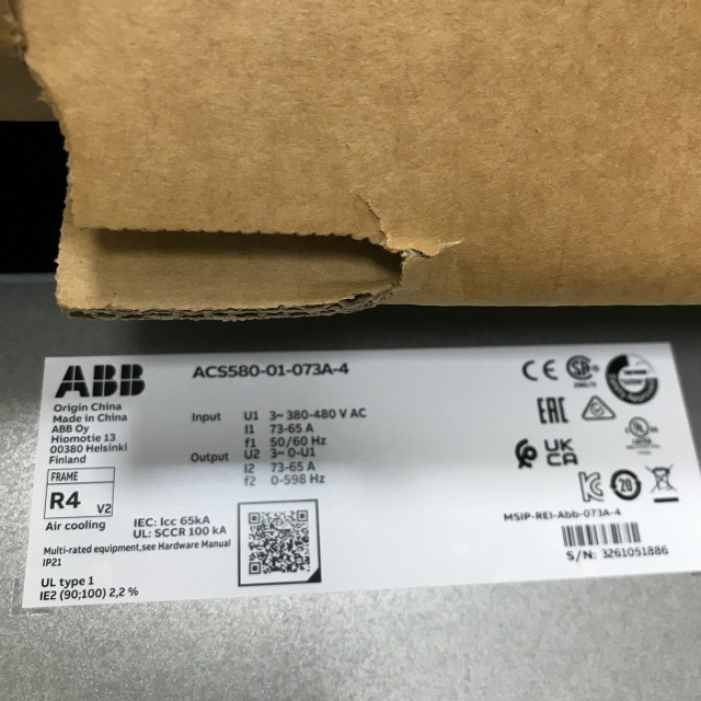 ABB inverter ACS580-01-073A-4 