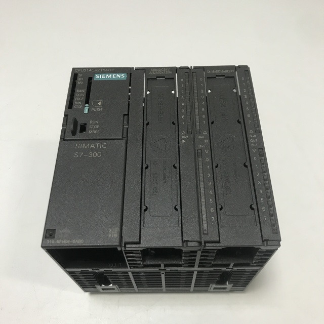 SIEMENS central processor module 6ES7314-6EH04-0AB0 SIMATIC S7-300, CPU 314C-2PN/DP Compact CPU with 192 KB work memory, 24 DI/16 DO, 4 AI, 2 AO
