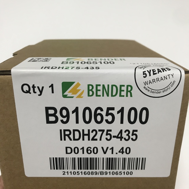 BENDER Insulation monitor B91065100 IRDH275-435
