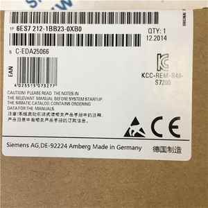 SIEMENS cpu module 6ES7212-1BB23-0XB0 SIMATIC S7-200, CPU 222 Compact unit, AC power supply 8 DI DC/6 DO relay 4 KB progr./2 KB data, PROFIBUS DP expandable