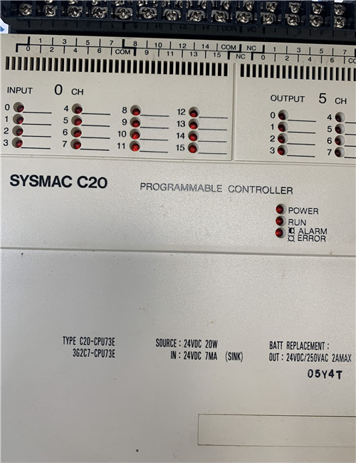 OMRON C20-CPU73E PROGRAMMABLE CONTROLLER