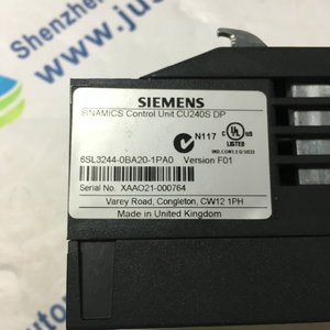 Siemens 6SL3244-0BA20-1PA0 SINAMICS G120 Control Unit CU240S DP S-Type Standard PROFIBUS DP 9 DI, 3 DQ, 2 AI, 2 AQ PTC/KTY interface EM brake relay, 