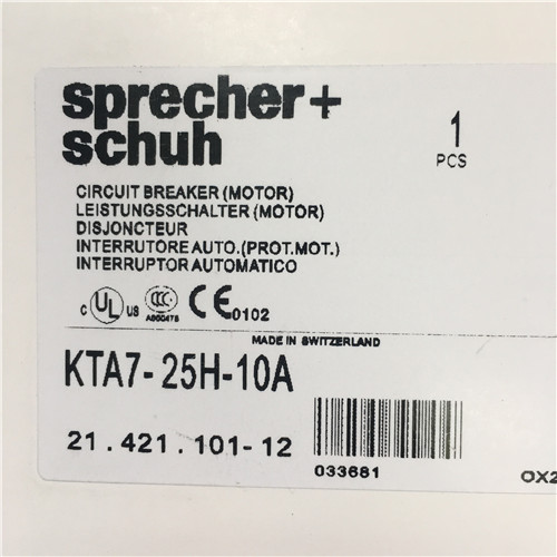 Sprecher+schuh KTA7-25H-10A Relay