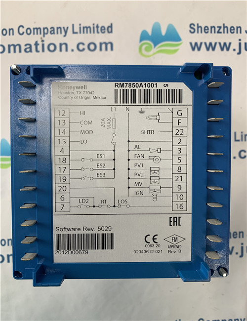 Honeywell RM7850A1001 Combustion controller