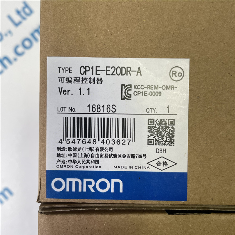 OMRON Programmable Controller CP1E-E20DR-A