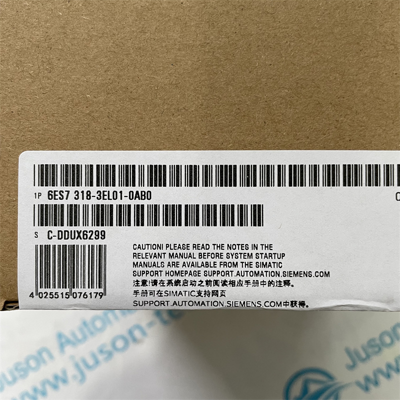 SIEMENS CPU module 6ES7318-3EL01-0AB0
