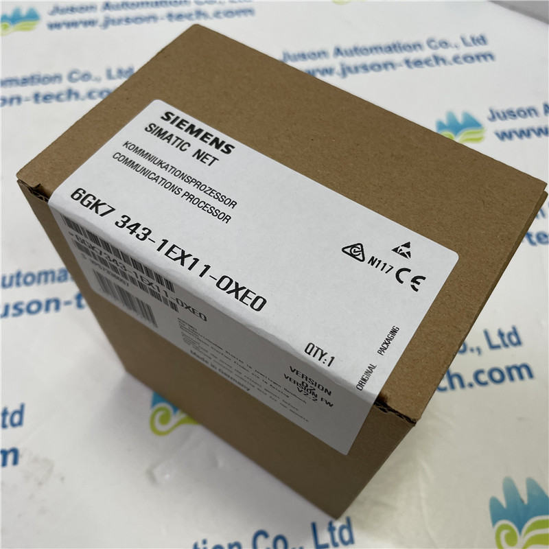 SIEMENS communication module 6GK7343-1EX11-0XE0 Communications processor CP 343-1 for connection of SIMATIC S7-300 to Industrial Ethernet over ISO