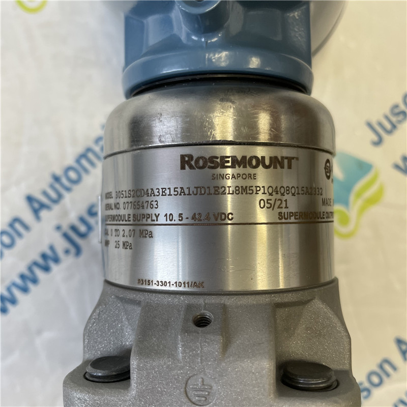 EMERSON Rosemount Pressure Transmitter 3051S2CD4A3E15A1JD1E2L8M5P1Q4Q8Q15A2332