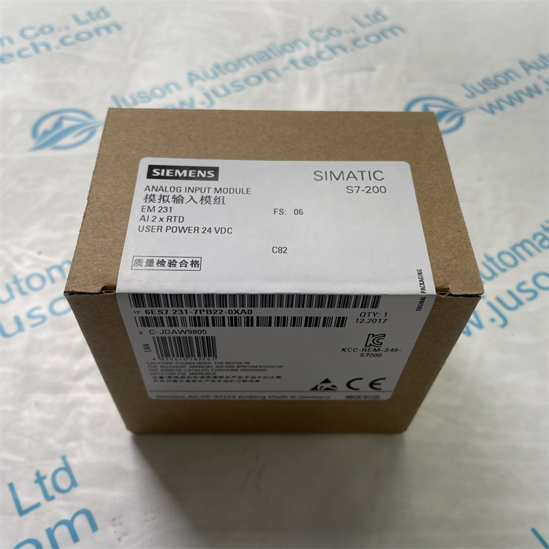 SIEMENS analog input module 6ES7231-7PB22-0XA0
