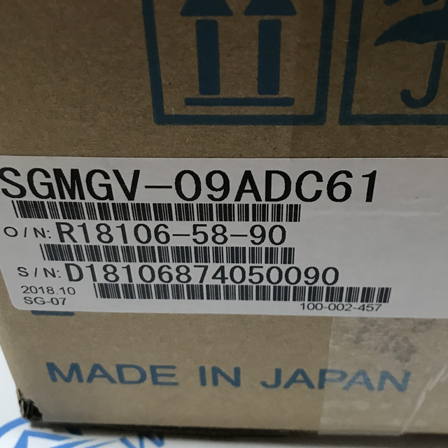 Yaskawa servo motor SGMGV-09ADC61 