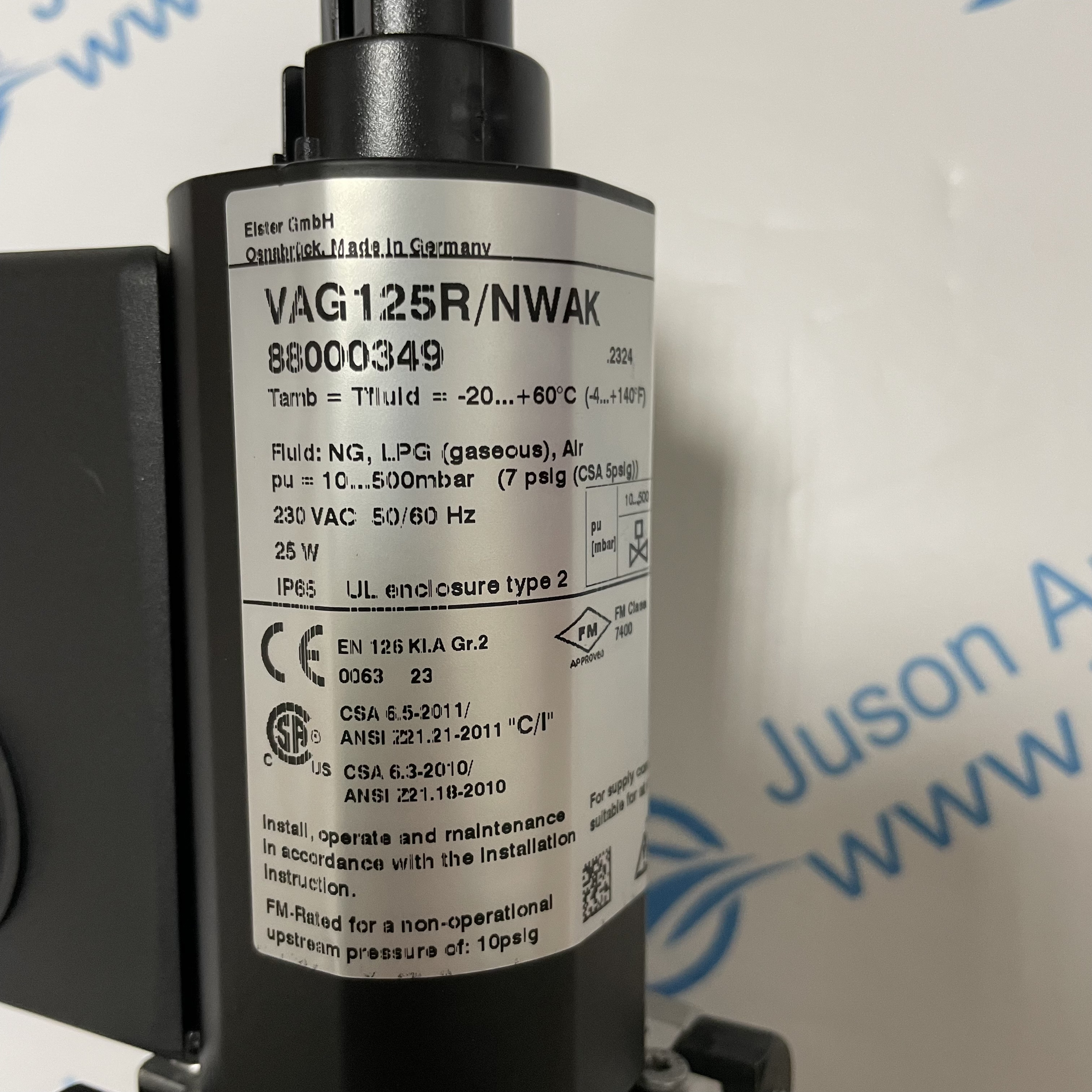 Kromschroeder gas solenoid valve VAG125R NWAK 88000349