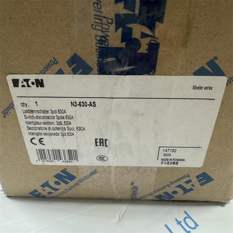 EATON Molded Case Circuit Breaker N3-630