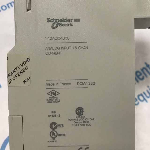 Schneider Analog input module 140ACI04000