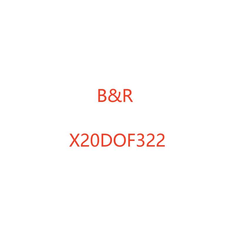 B&R X20DOF322 16 digital outputs 24 VDC for 1-wire connections