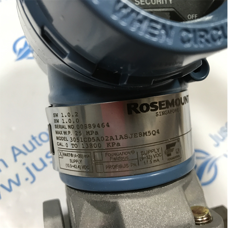 Rosemount Pressure Transmitter 3051CD5A02A1ASJE8M5Q4