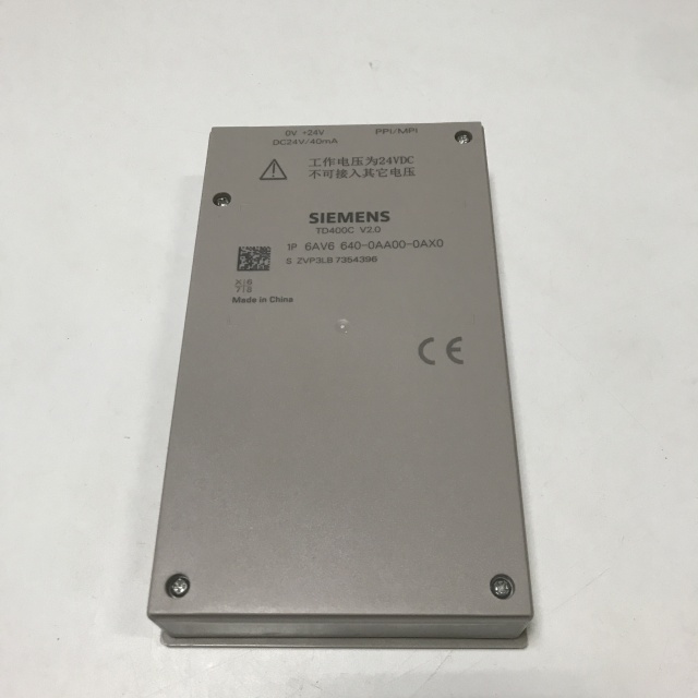 SIEMENS touch screen 6AV6640-0AA00-0AX0