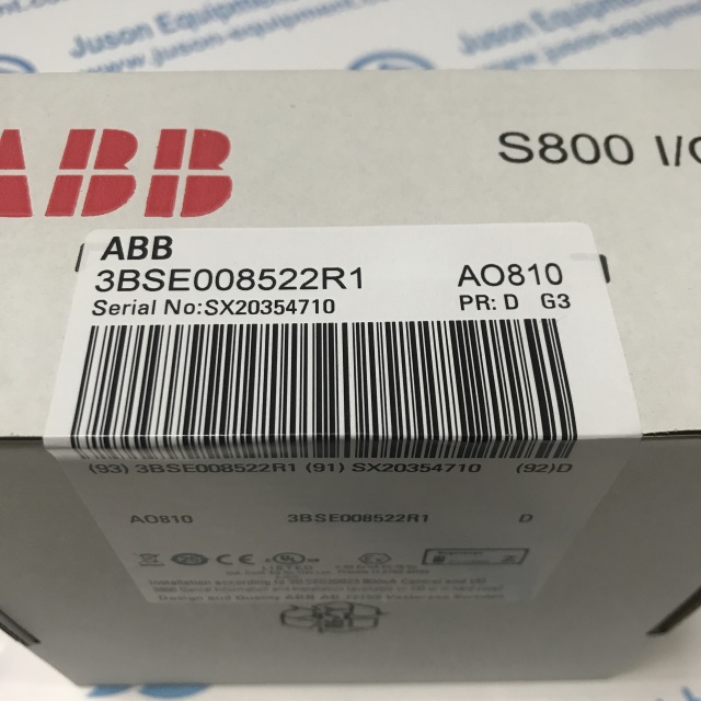 ABB analog output module 3BSE008522R1 AO810