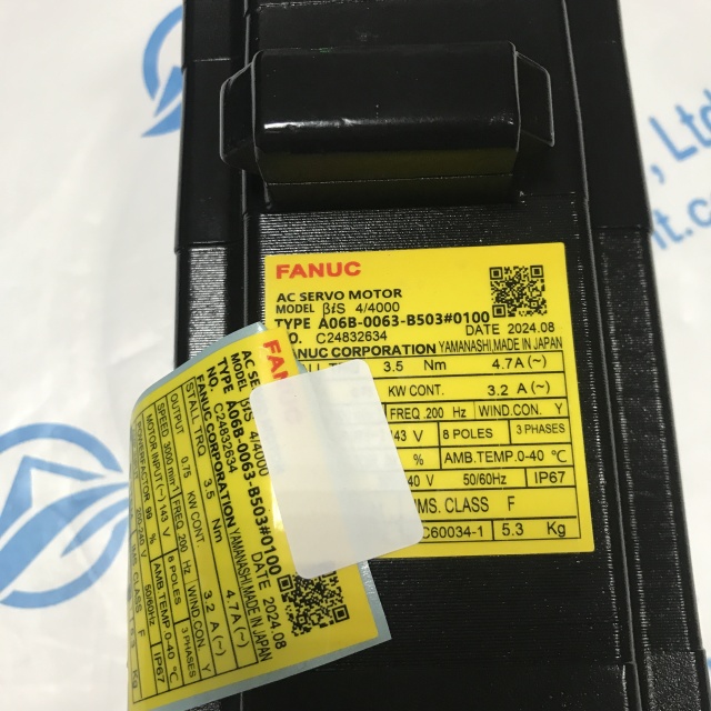 Fanuc servo motor A06B-0063-B503#0100