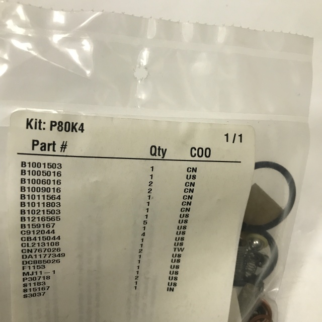 Enerpac Spare parts P80K4