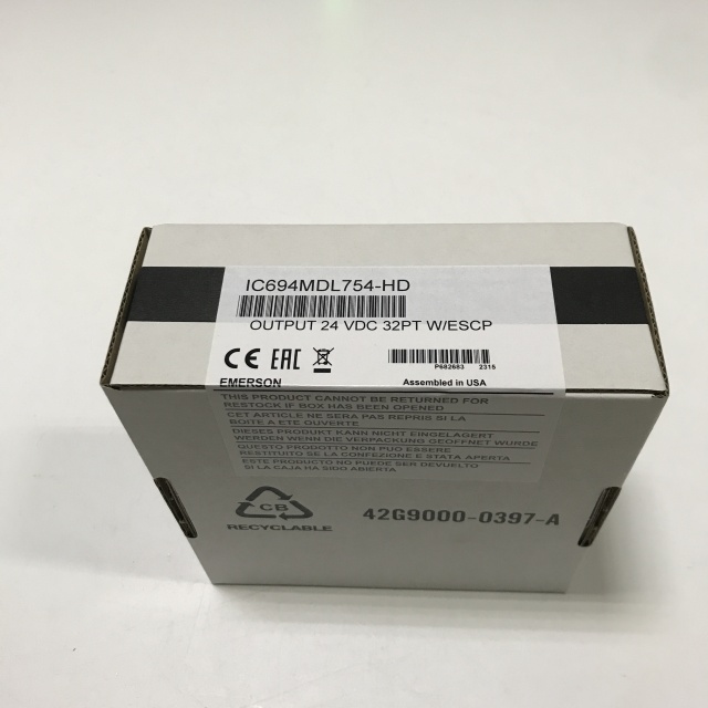 Emerson input module IC694MDL754