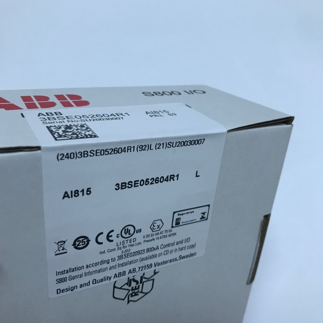 ABB Analog input module AI815 3BSE052604R1