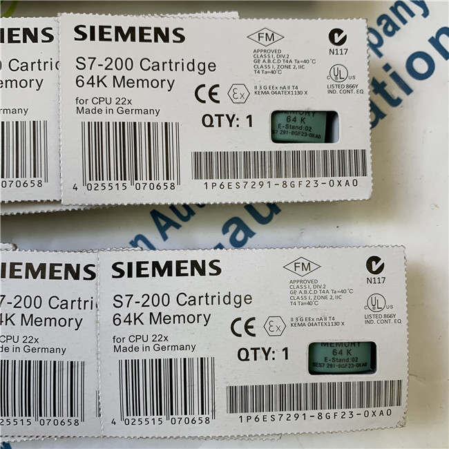 SIEMENS 6ES7291-8GF23-0XA0 SIMATIC S7-200, memory module 
