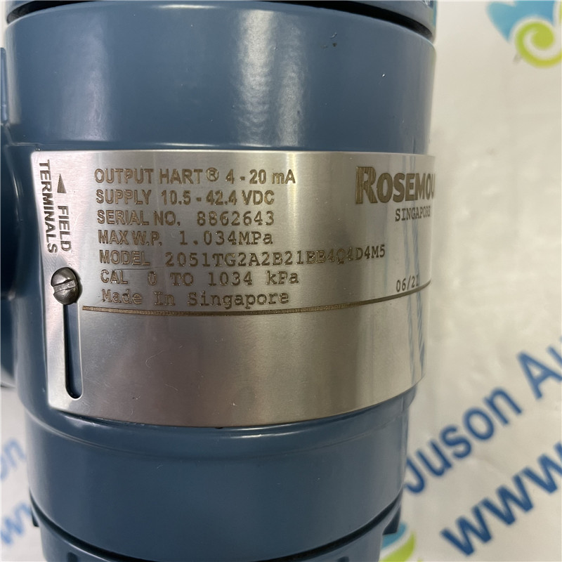 EMERSON Rosemount Pressure Transmitter 2051TG2A2B21BB4QD4M5
