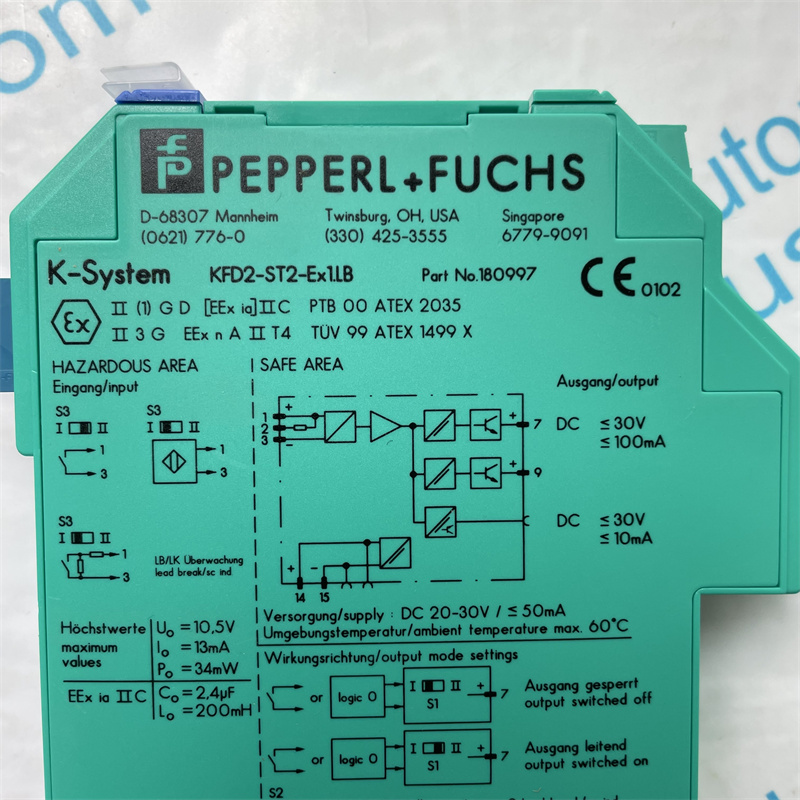 PEPPERL+FUCHS sensor KFD2-ST2-EX1.LB