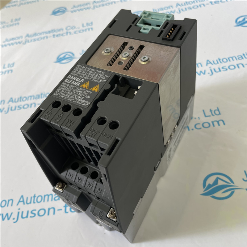 SIEMENS inverter 6SL3210-1SE13-1UA0 SINAMICS S120 converter Power Module PM340 input: 380-480 V 3AC, 50/60 Hz output: 3AC 3.1 A (1.1 kW) type