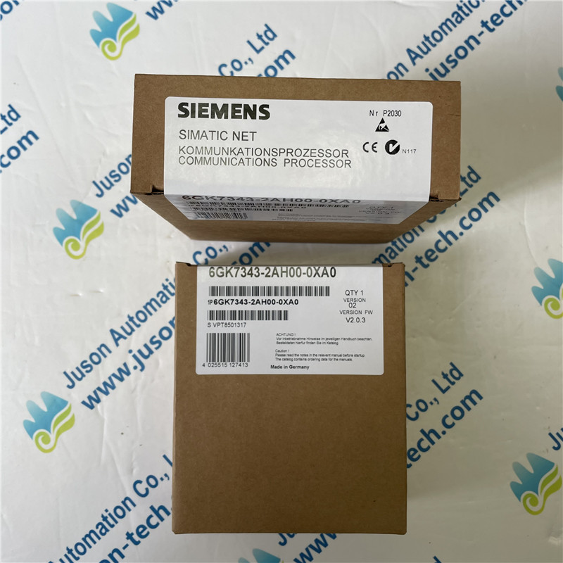 SIEMENS communication module 6GK7343-2AH00-0XA0 SIMATIC NET, CP 343-2 COMMUNICATIONS PROCESSOR FOR CONNECTION OF SIMATIC S7-300 AND ET200M TO AS-INTERFACE ACC. 