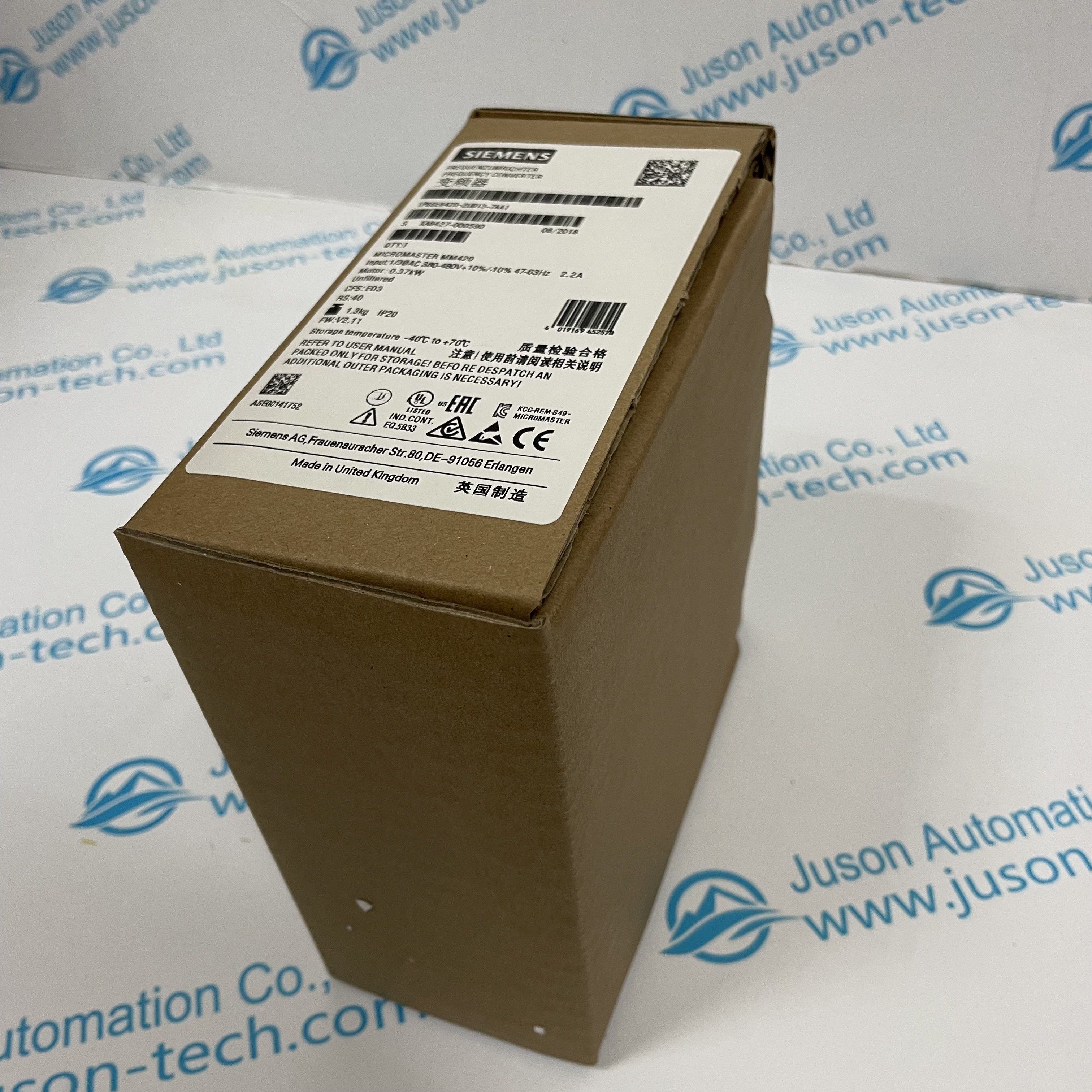 SIEMENS inverter 6SE6420-2UD13-7AA1