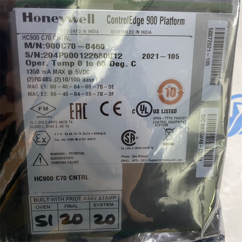 Honeywell cpu module 900C70-0460 