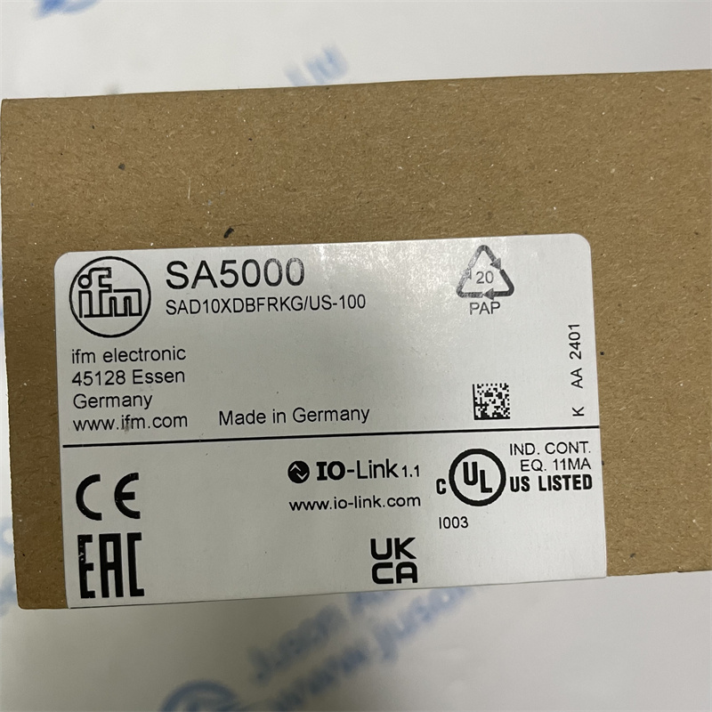 IFM flow sensor SA5000