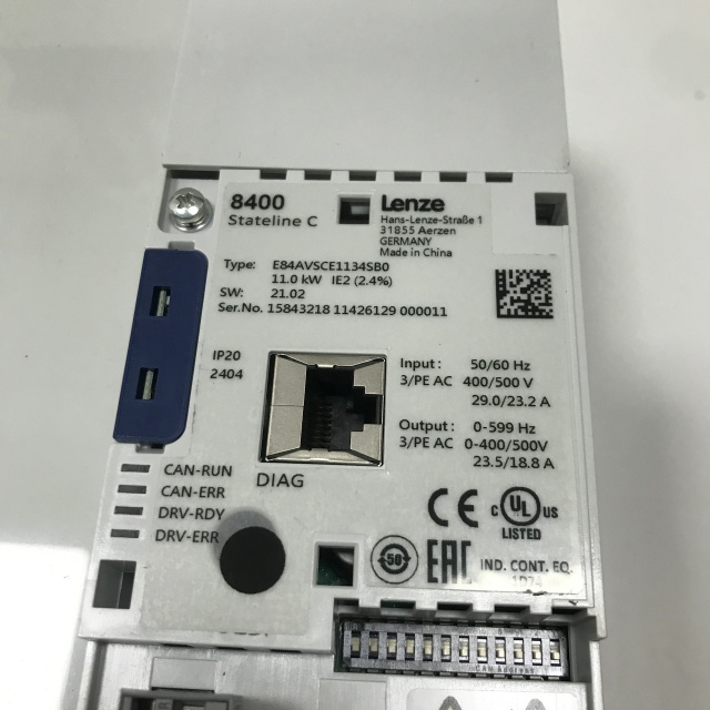 Lenze frequency converter E84AVSCE1134SB0