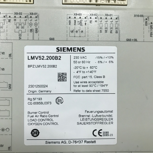 SIEMENS Control motherboard LMV52.200B2 