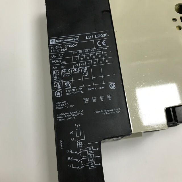 Schneider contactor LD1-LD030M