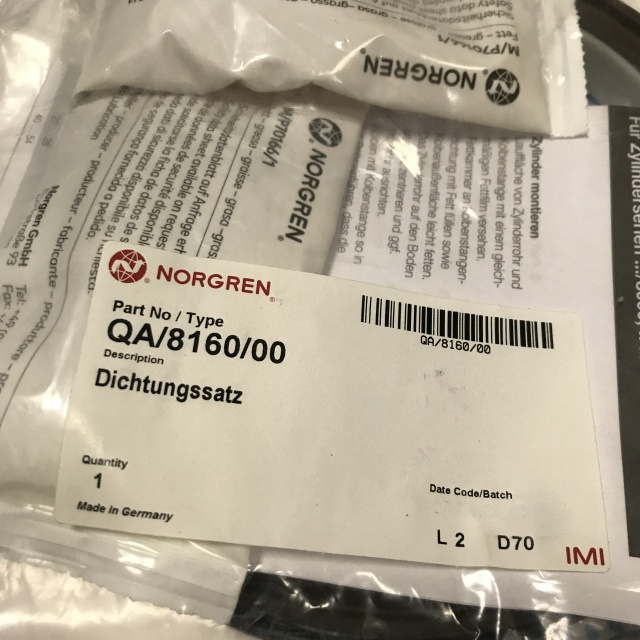 NORGREN Cylinder repair kit QA 8160 00