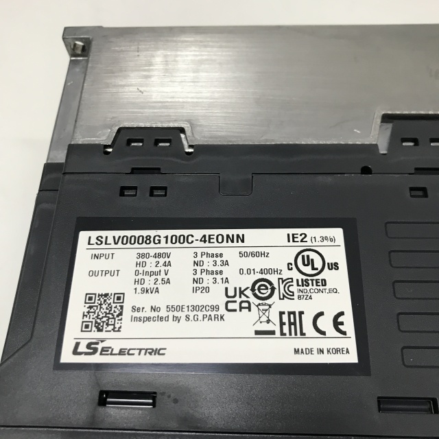 LS frequency converter LSLV0008G100C-4EONN