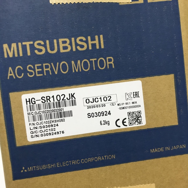 MITSUBISHI servo motor HG-SR102JK